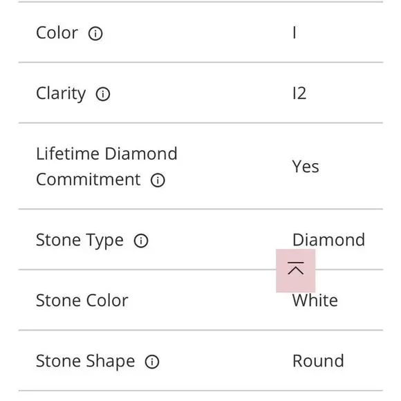 14k white gold diamond ring - Picture 7 of 9